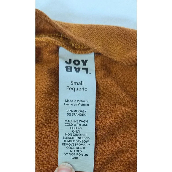 JoyLab Orange Tie Dye Size Small Women's Cozy Long Sleeve Sweatshirt - - Picture 7 of 7